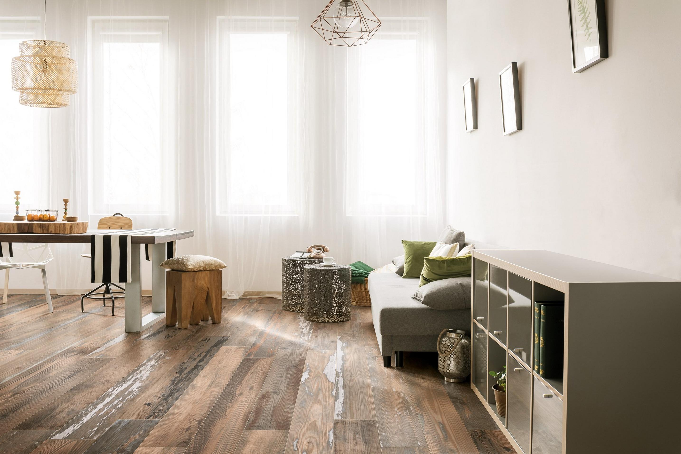 porcelain tile living room view details