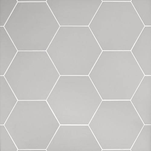 Opal Gray Hexagon Porcelain Tile 11 X 13 100505387 Floor And