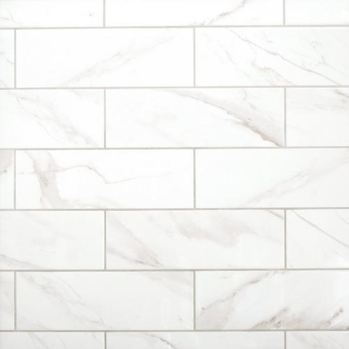 Prestige Calacatta Polished Ceramic Tile 6 X 18 100507862