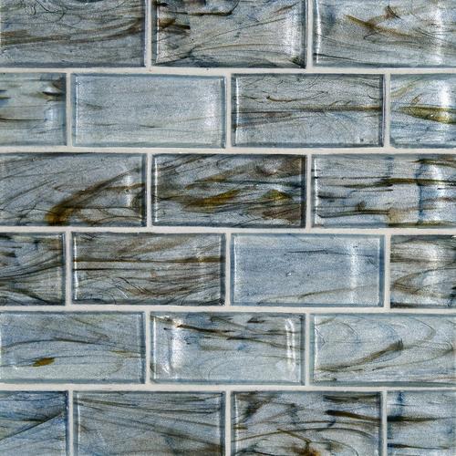 Aurora Sky 2 X 3 In Brick Glass Mosaic 12 X 12 100550631