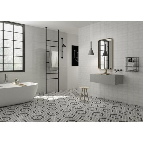 Retro 1 In Hexagon Porcelain Mosaic 12 X 20 100566405 Floor And Decor