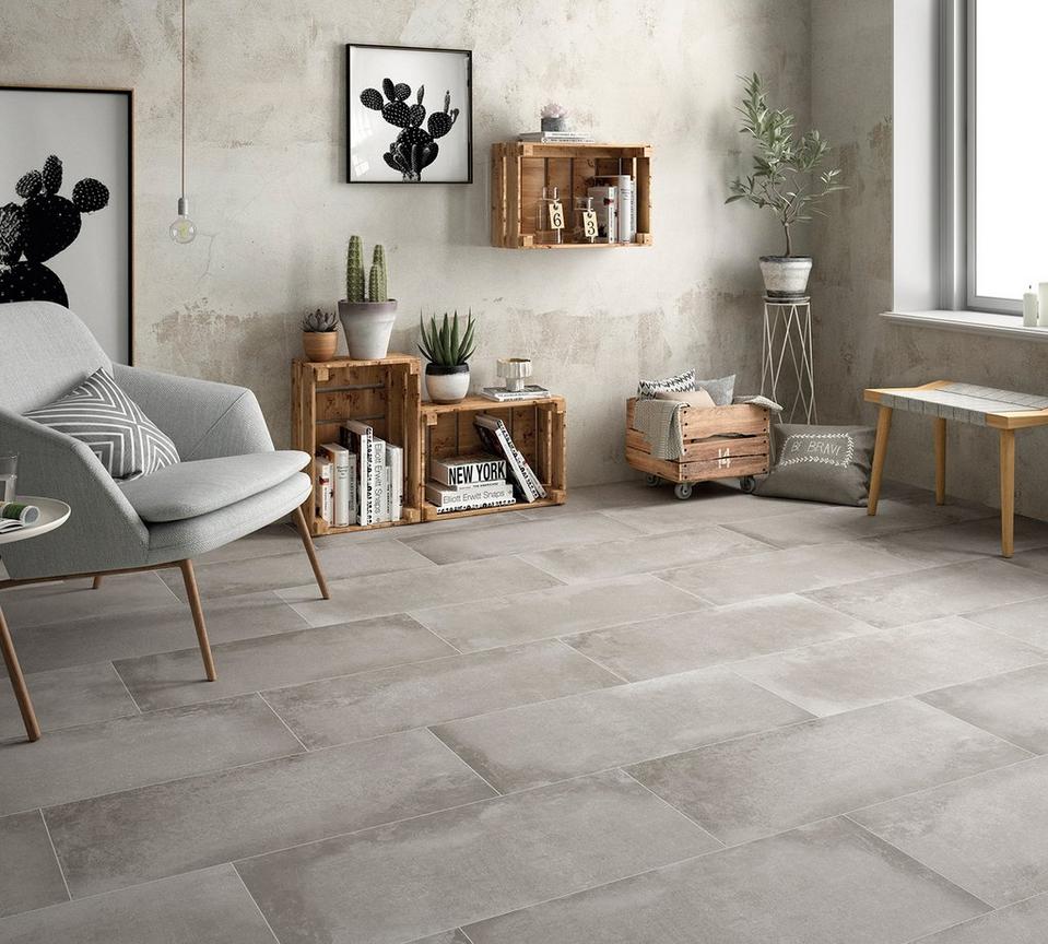 Cement-Look Tile for Different Styles