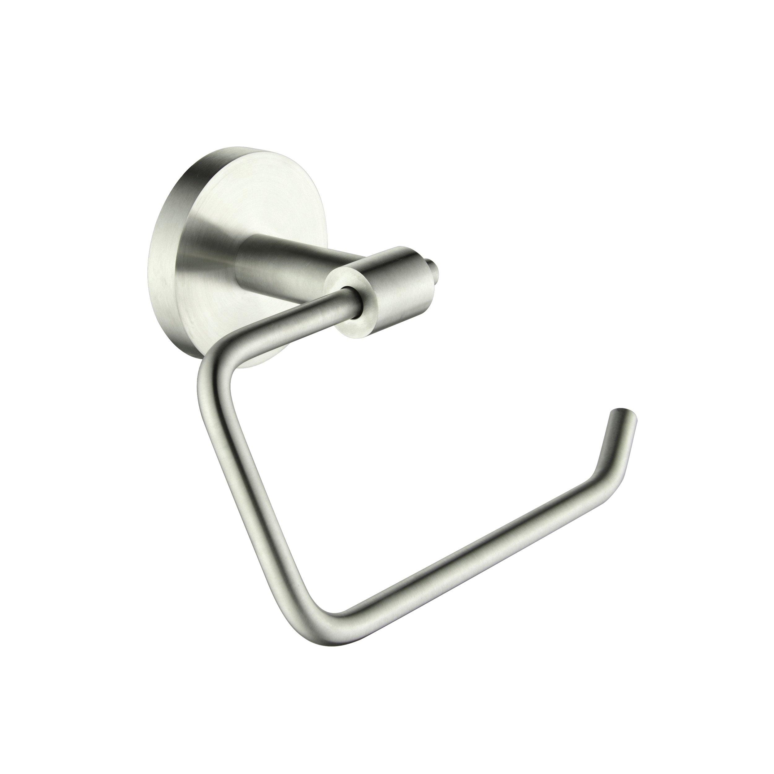 brushed nickel toilet paper holder