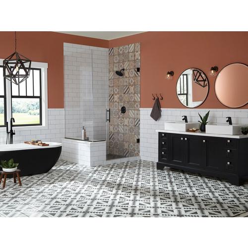Apache Black And White Matte Porcelain Tile 8 X 8 100585454 Floor And Decor