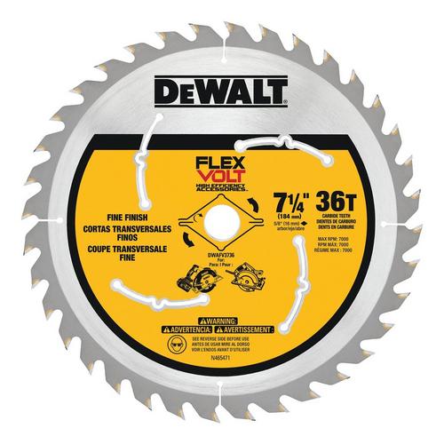 Dewalt 7 1 4in 36t Flexvolt Circular Saw Blade 7 1 4 In X 36t