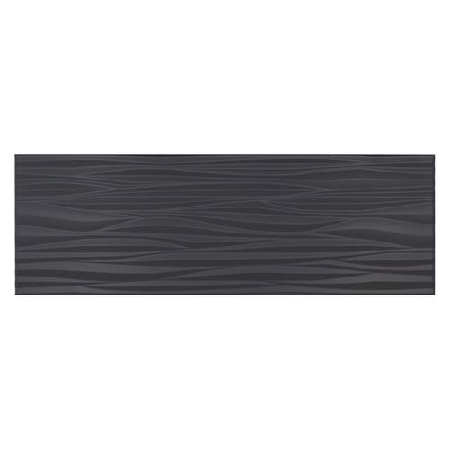 Onda Black Matte Ceramic Tile 10 X 30 100609890 Floor And Decor
