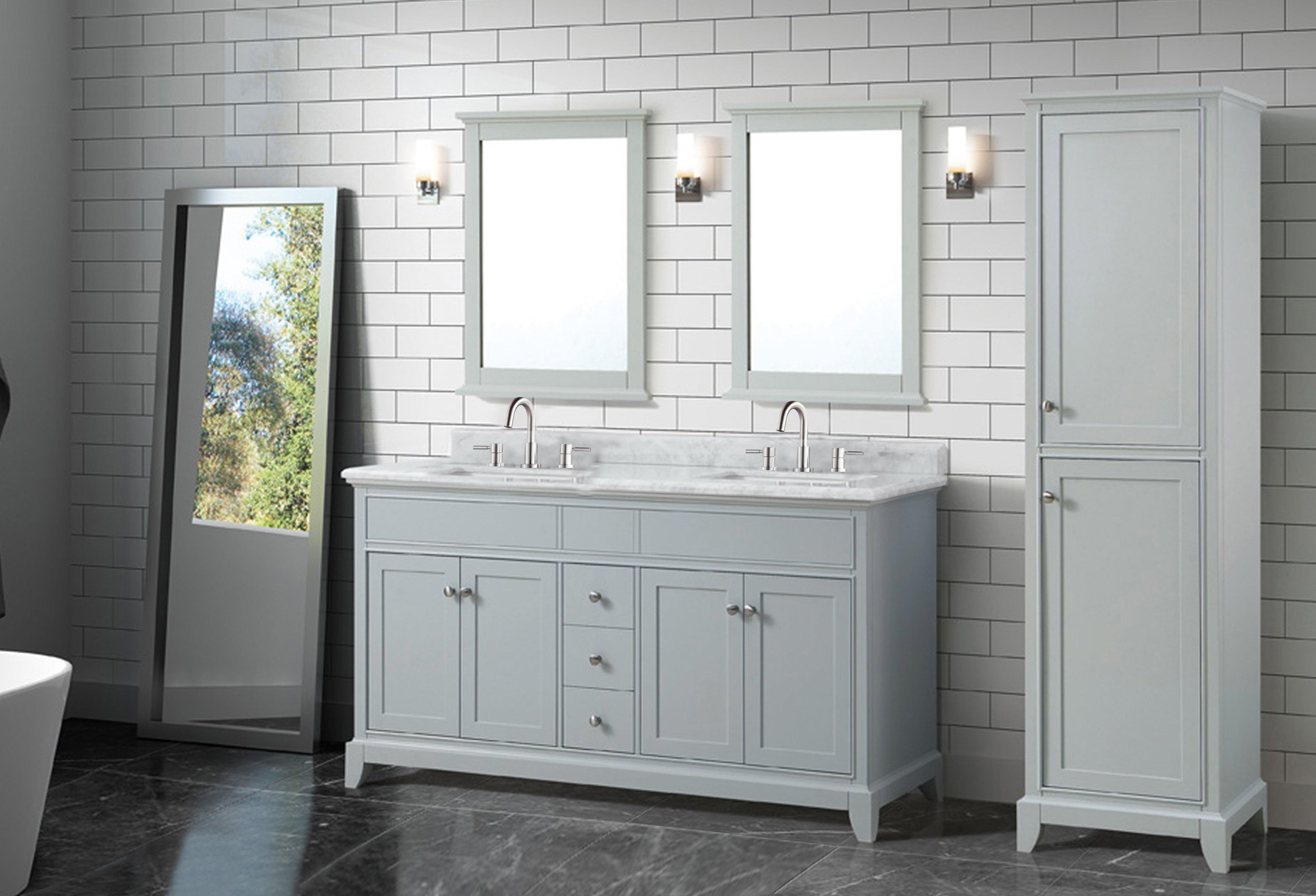 Modern Maple Granite Floating Bathroom Vanity