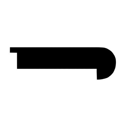 Color 7150 Medium Vinyl Overlapping Stair Nose - 94in. - 100652577 | Floor  and Decor
