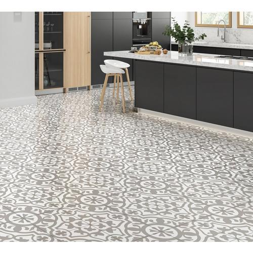 Revival Gray Matte Porcelain Tile 13 X 13 100652890 Floor And Decor