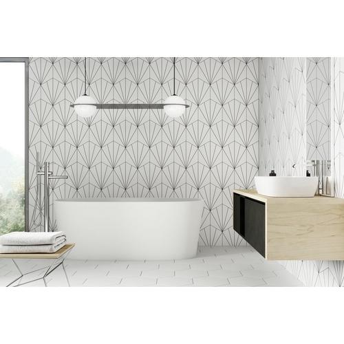 Kavala White Matte Porcelain Tile 11 X 13 100711001 Floor And Decor