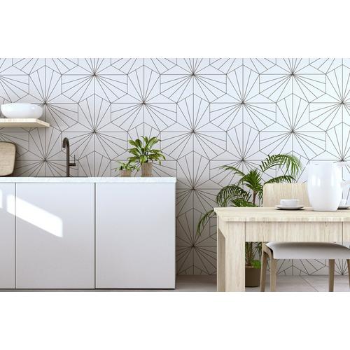 Kavala White Matte Porcelain Tile 11 X 13 100711001 Floor And Decor