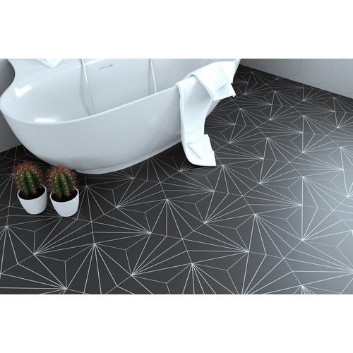 Kavala Black Matte Porcelain Tile 11 X 13 100711019 Floor And Decor