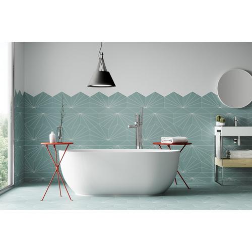Kavala Aqua Matte Porcelain Tile 11 X 13 100711027 Floor And Decor