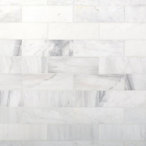 Bianco Dolomite Polished Marble Tile 4 X 12 100782333 Floor And Decor