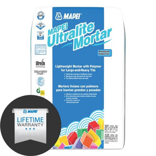 Mapei Ultralite White Mortar 25lb 100787829 Floor And Decor