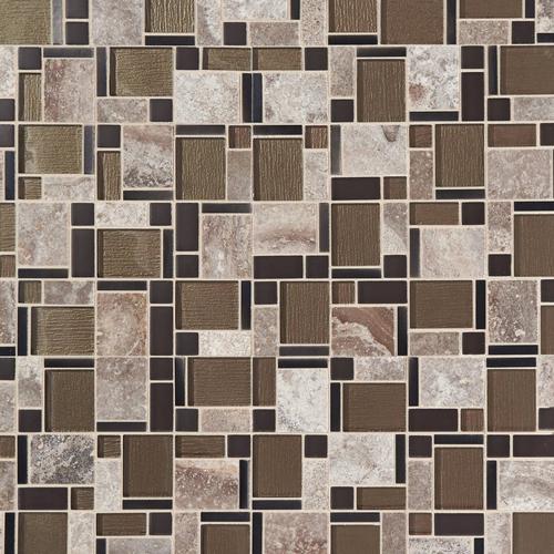 Stone Matrix Classic Polished Glass Mosaic 12 X 12 913102797 Floor And Decor