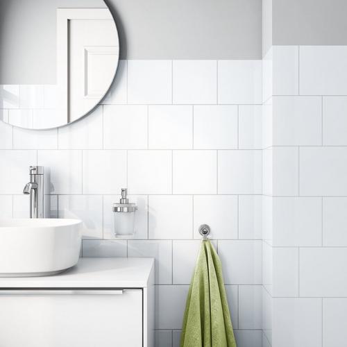 Bright White Ice Ceramic Wall Tile 6 X 6 914100889 Floor And Decor