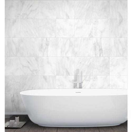 Carrara White Polished Marble Tile 12 X 12 921101165 Floor And Decor