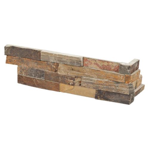Multicolor Slate Corner Panel Ledger 6 X 24 924200124 Floor