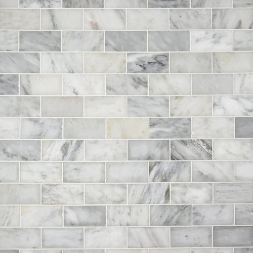 Carrara White Polished Marble Tile 3 X 6 931100290 Floor And Decor