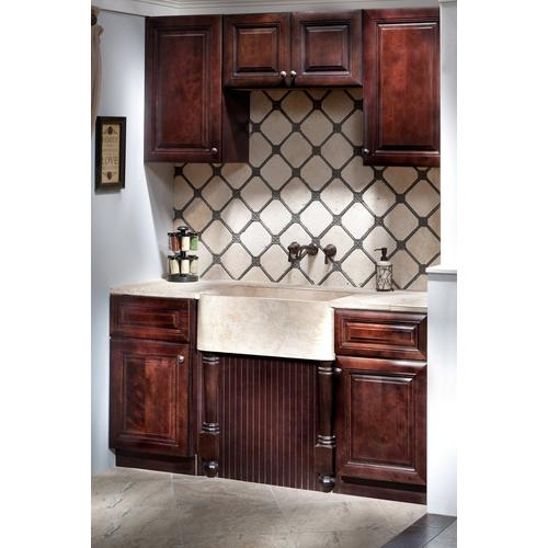 Beige Travertine Farmhouse Sink 18 X 30 937500086