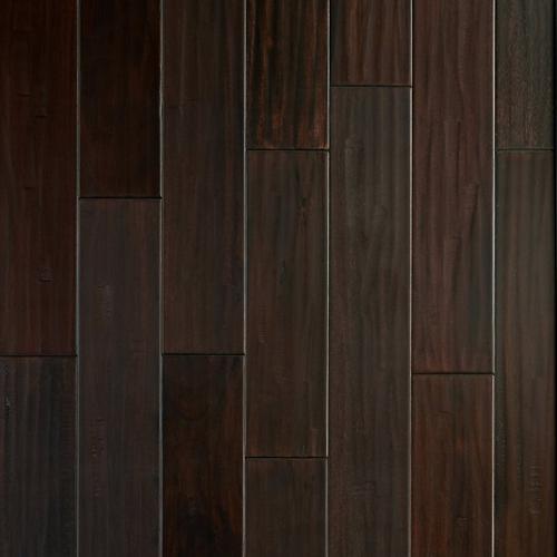 Mahogany Dark Hand Scraped Solid Hardwood 5 8in X 4 3 4in