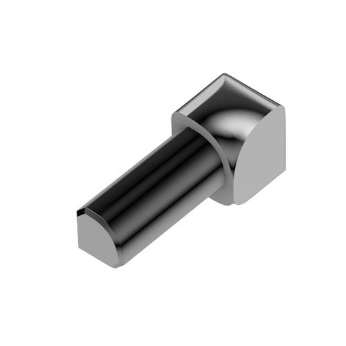 Schluter Rondec Inside Corner For 3 8in Polished Chrome Anodized
