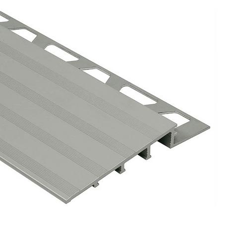 Schluter Reno Ramp 2 1 2in Wide Reducer 3 8in Aluminum Satin 3