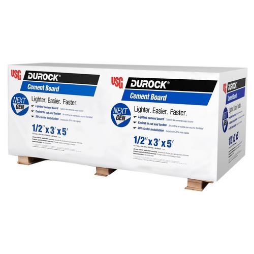 Durock Nextgen Cement Board 3ft X 5ft X 1 2in 951302472