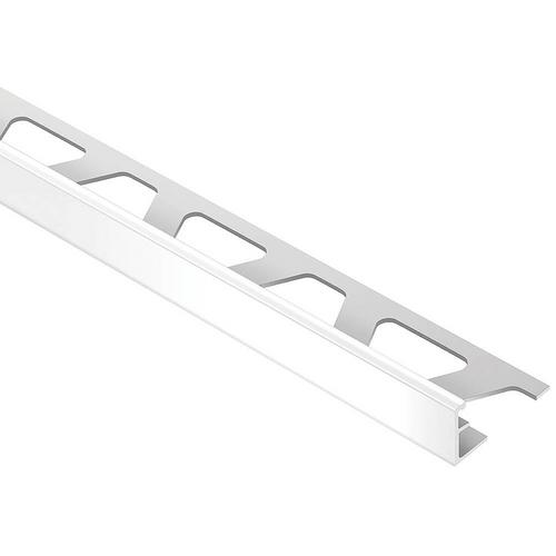 Schluter Jolly Edge Trim 5 16in Aluminum Bright White 5 16in