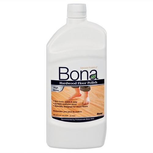 Bona High Gloss Hardwood Floor Polish 36oz 954500220