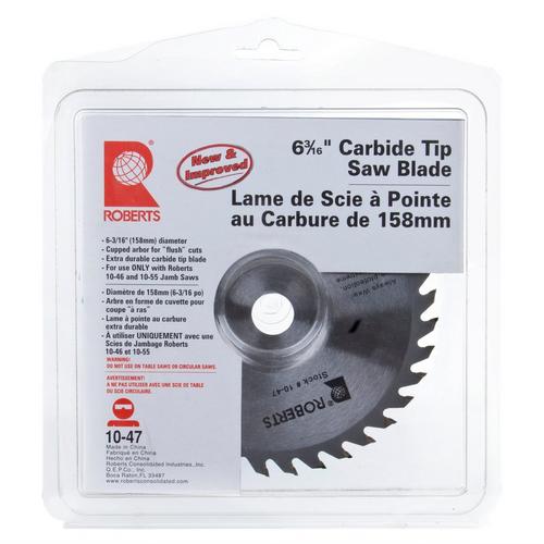 Roberts 36 Tooth Carbide Tip Saw Blade 6 3 16in 955444367