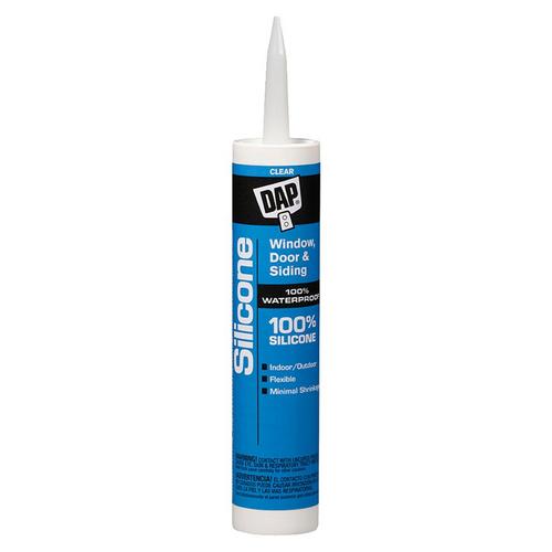 Dap Clear Silicone Sealant 9 8oz 956307377 Floor And Decor