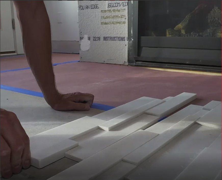 F&D Start to Finish Install Stone Ledger on a Wall