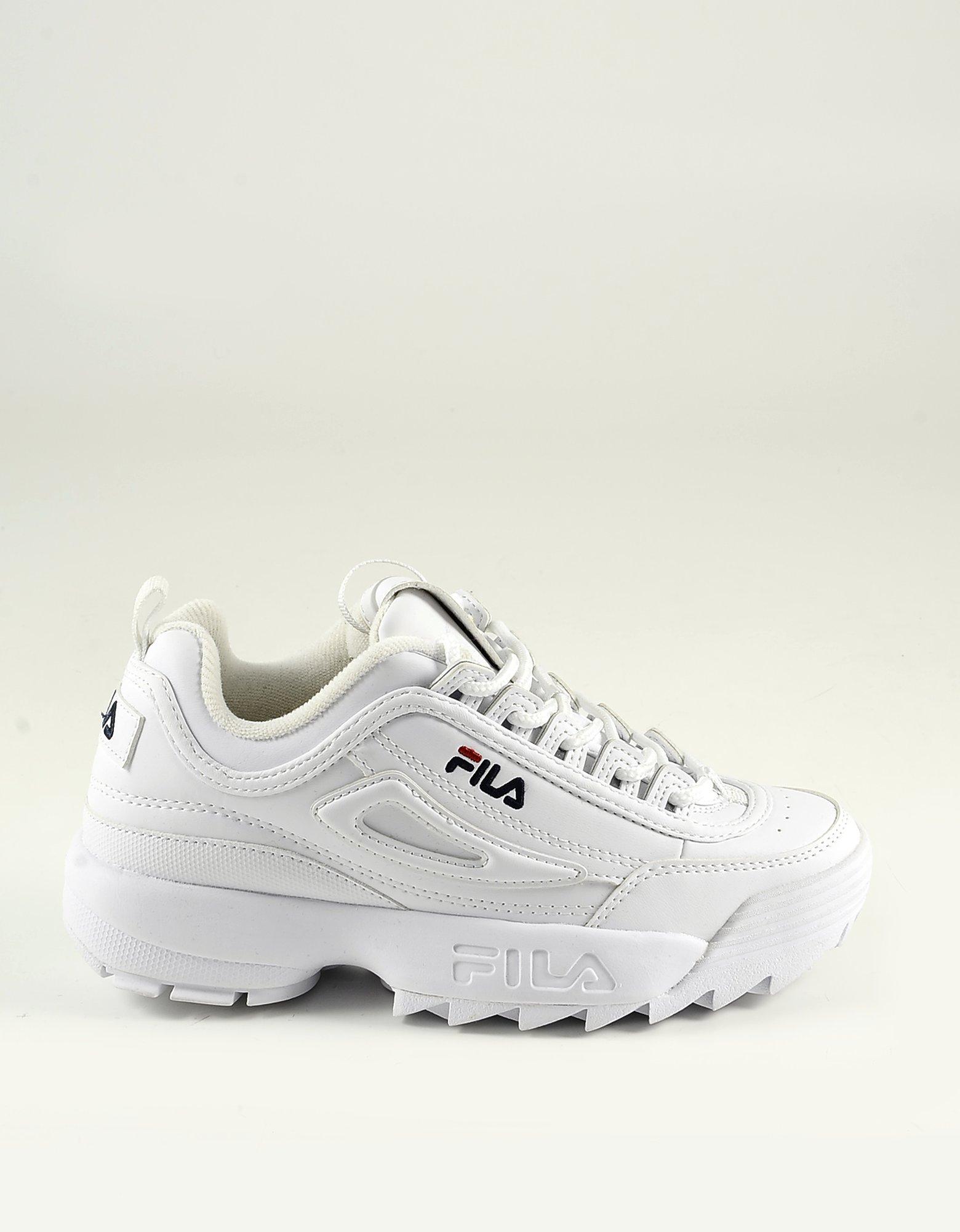 fila women white shoes