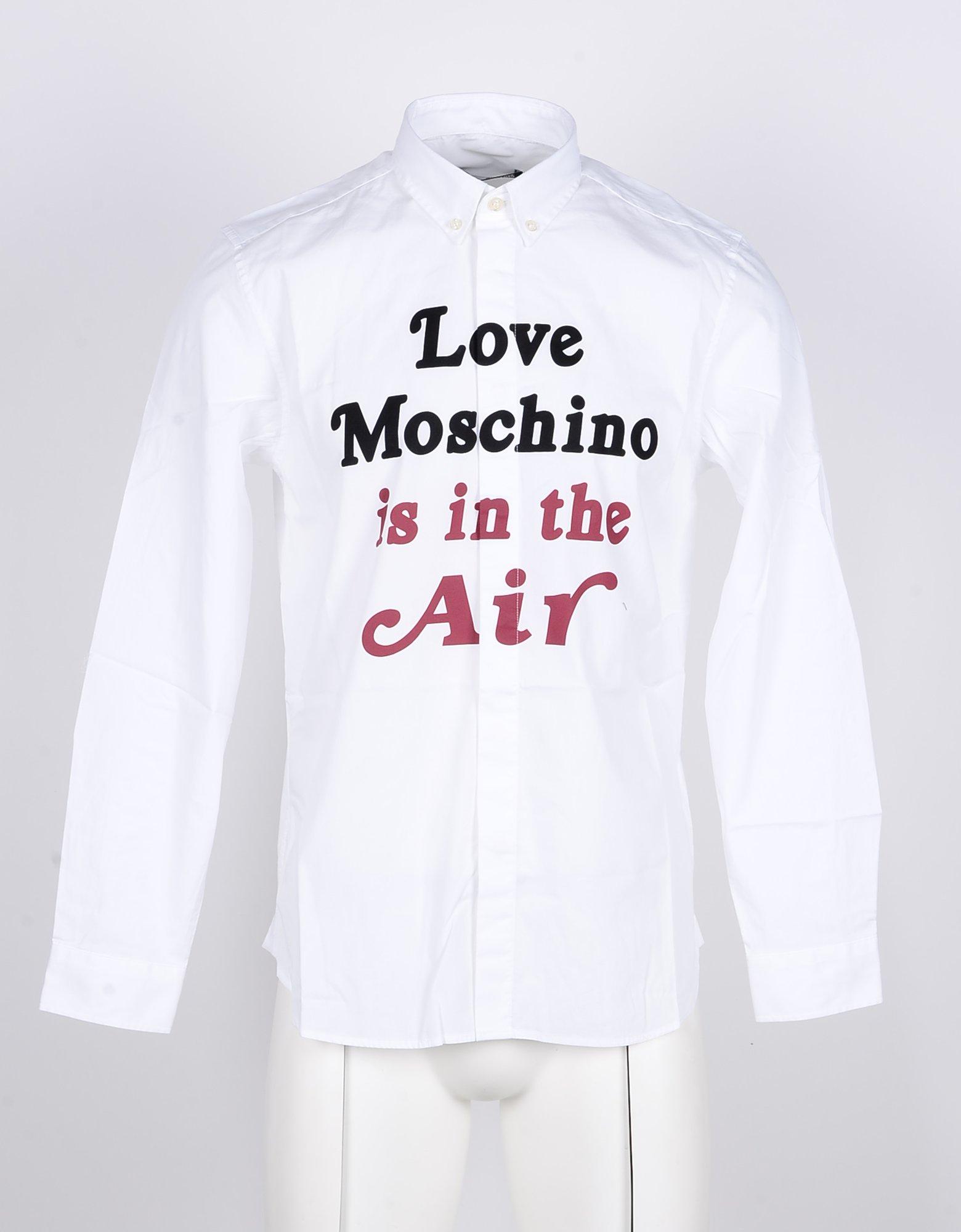 moschino white shirt mens