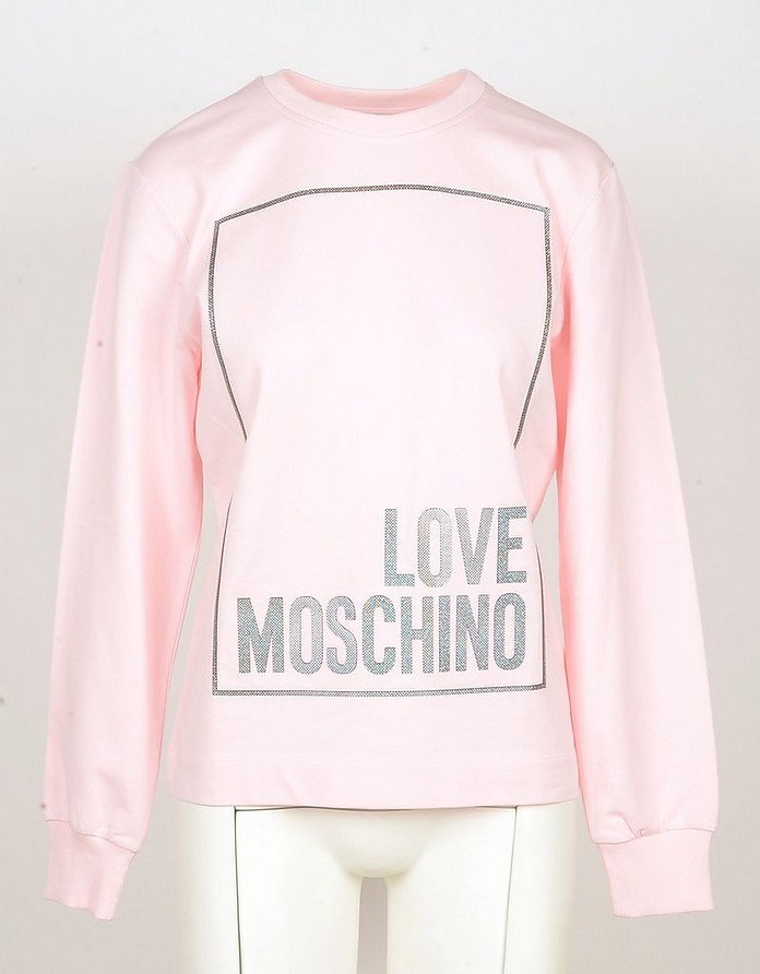 Women's Pink Sweatshirt - Love Moschino