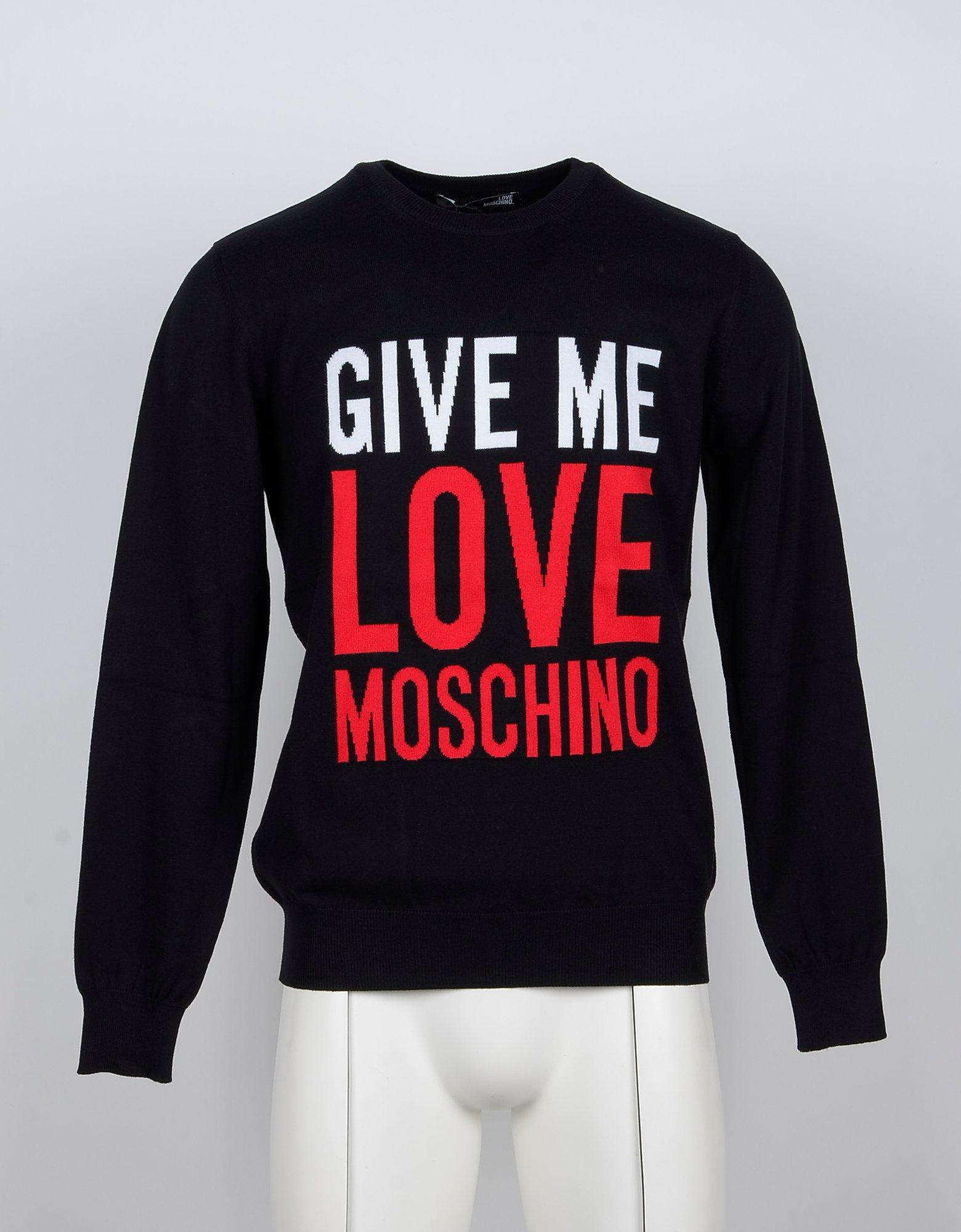 Love Moschino Give Me Love Black Cotton 