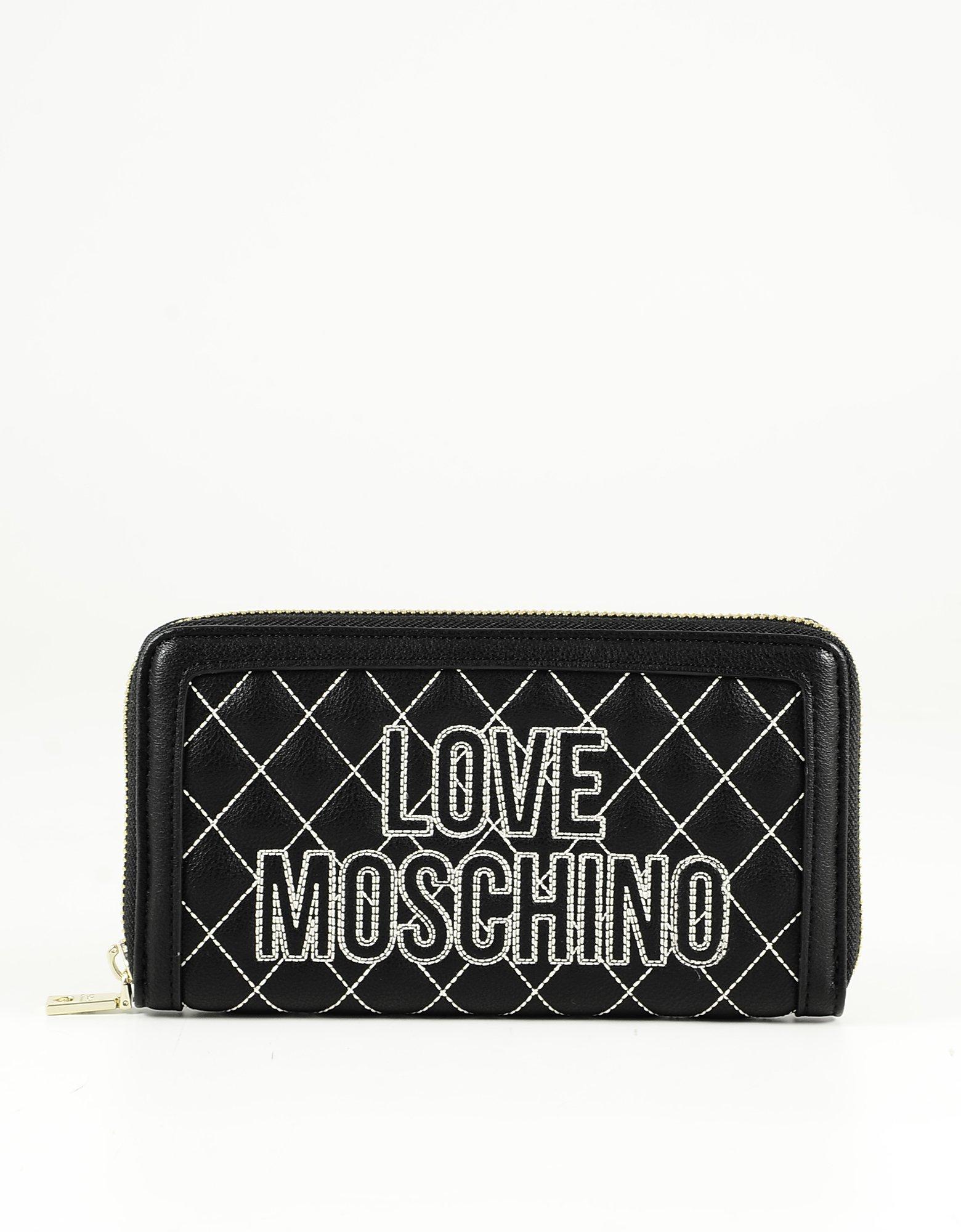 Love Moschino Women's Black Wallet at FORZIERI