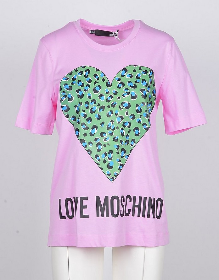 Women's Pink Tshirt - Love Moschino