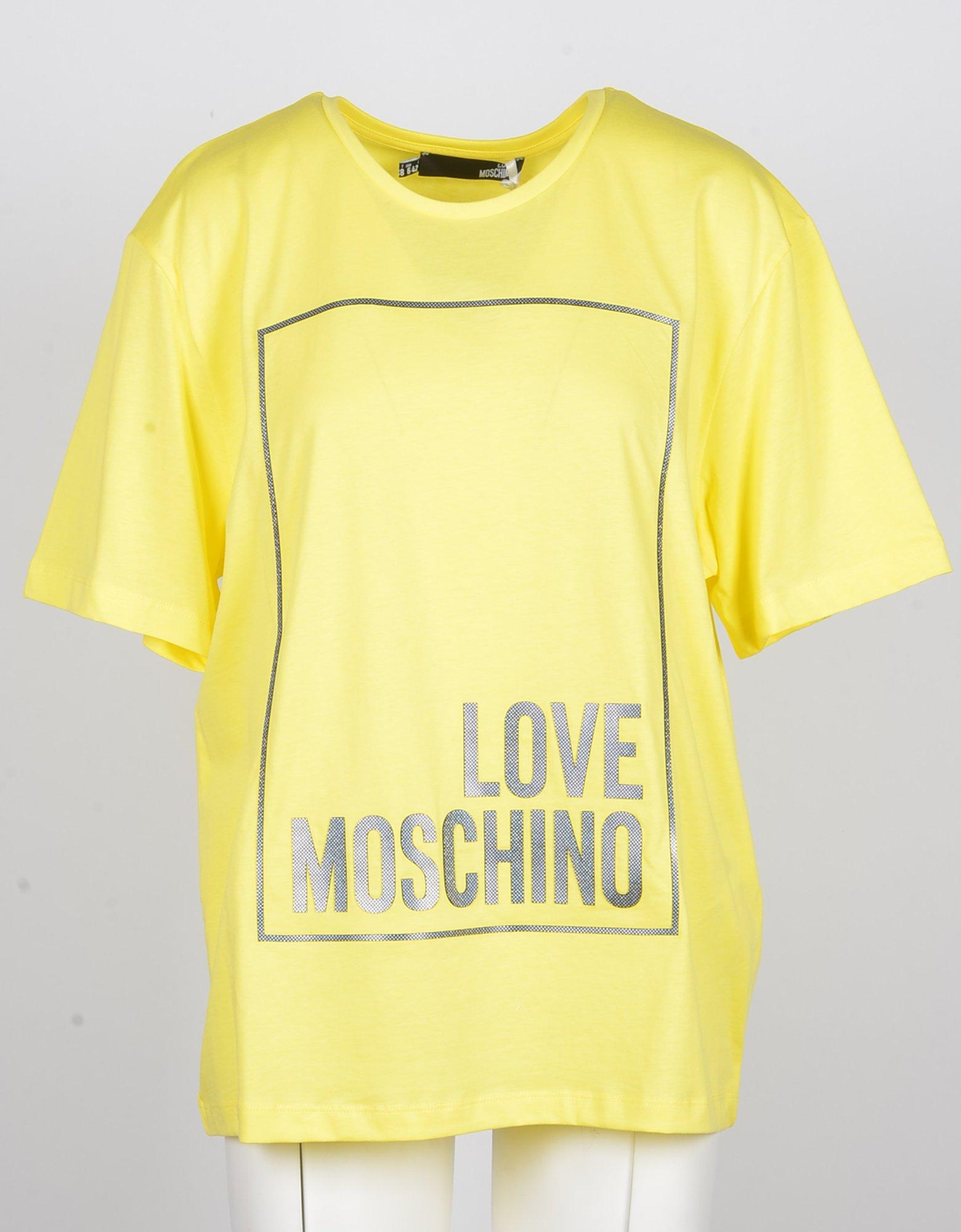 moschino yellow t shirt