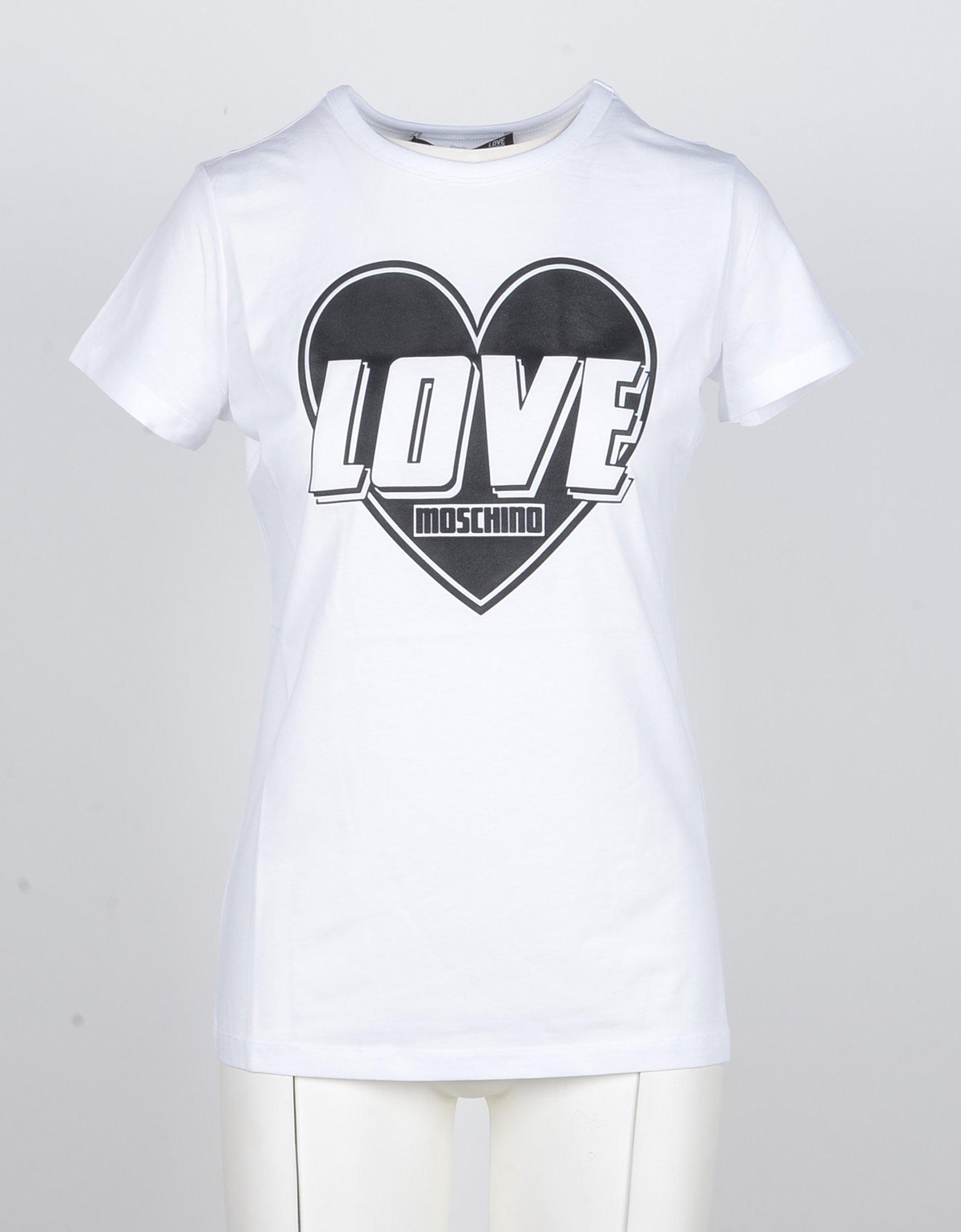 Love Moschino Women's White Tshirt 38 
