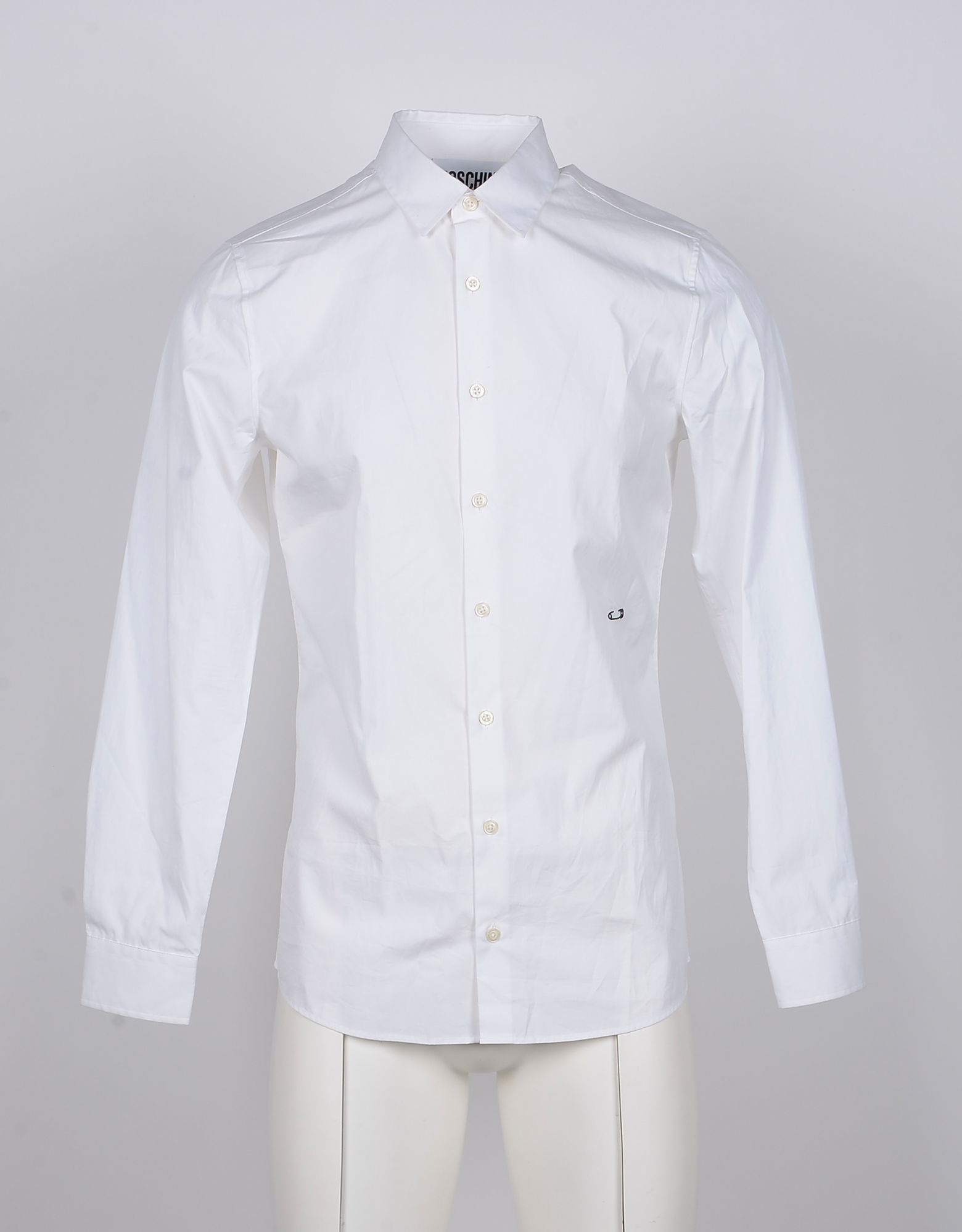 white cotton dress shirt mens