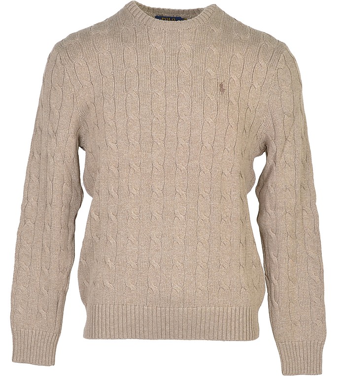 Men's Beige Sweater - Polo Ralph Lauren