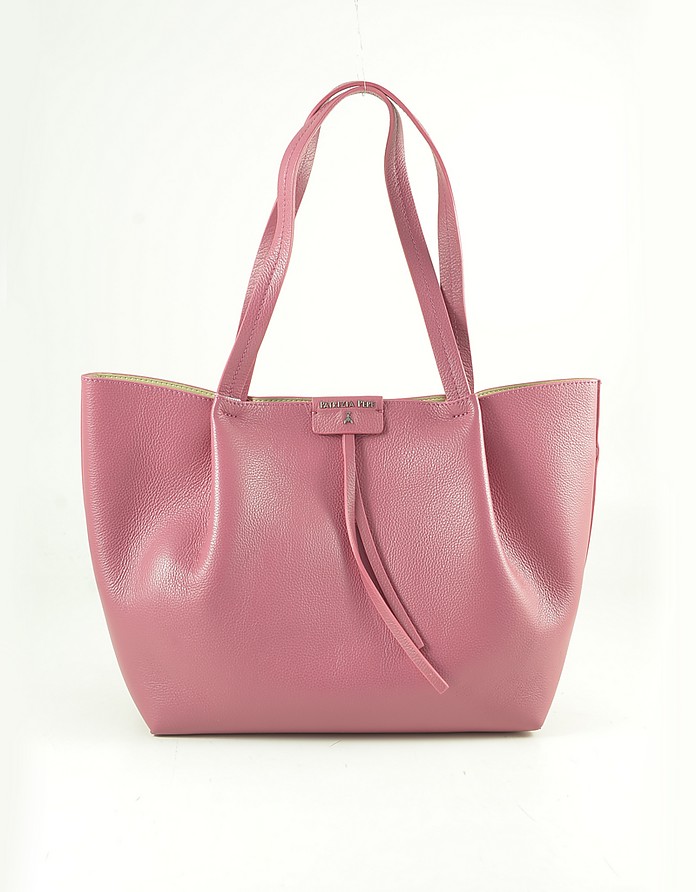 Pink Leather Tote Bag - Patrizia Pepe