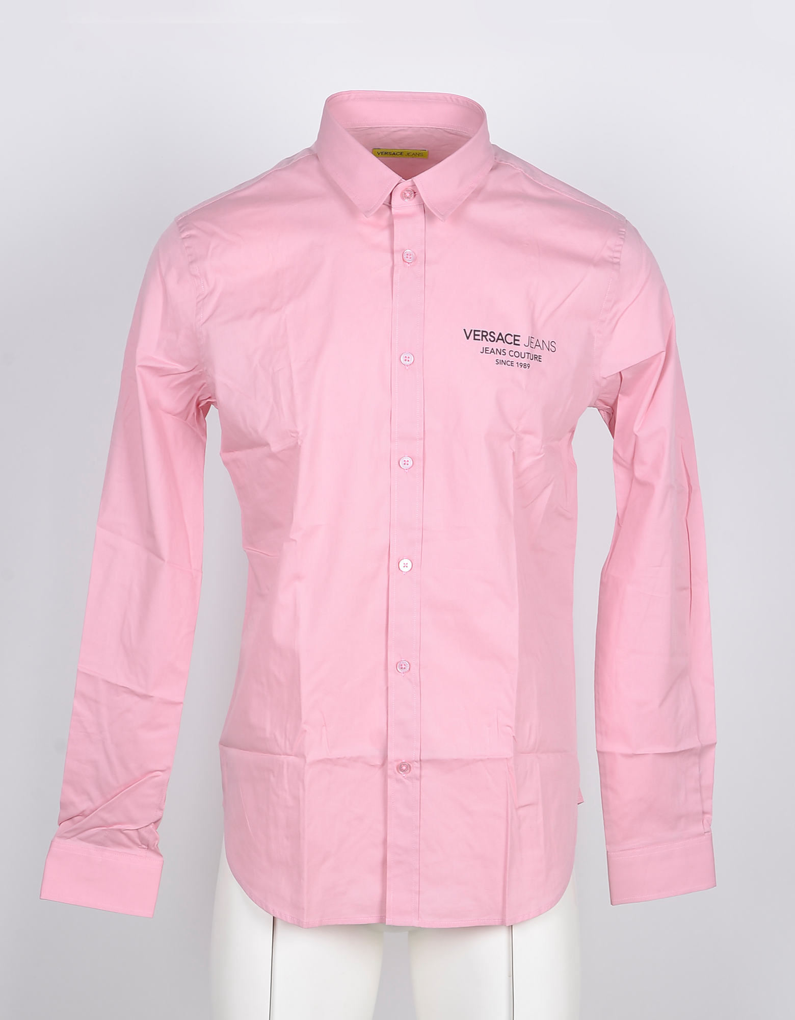 Versace Jeans Pink Cotton Men's Shirt 