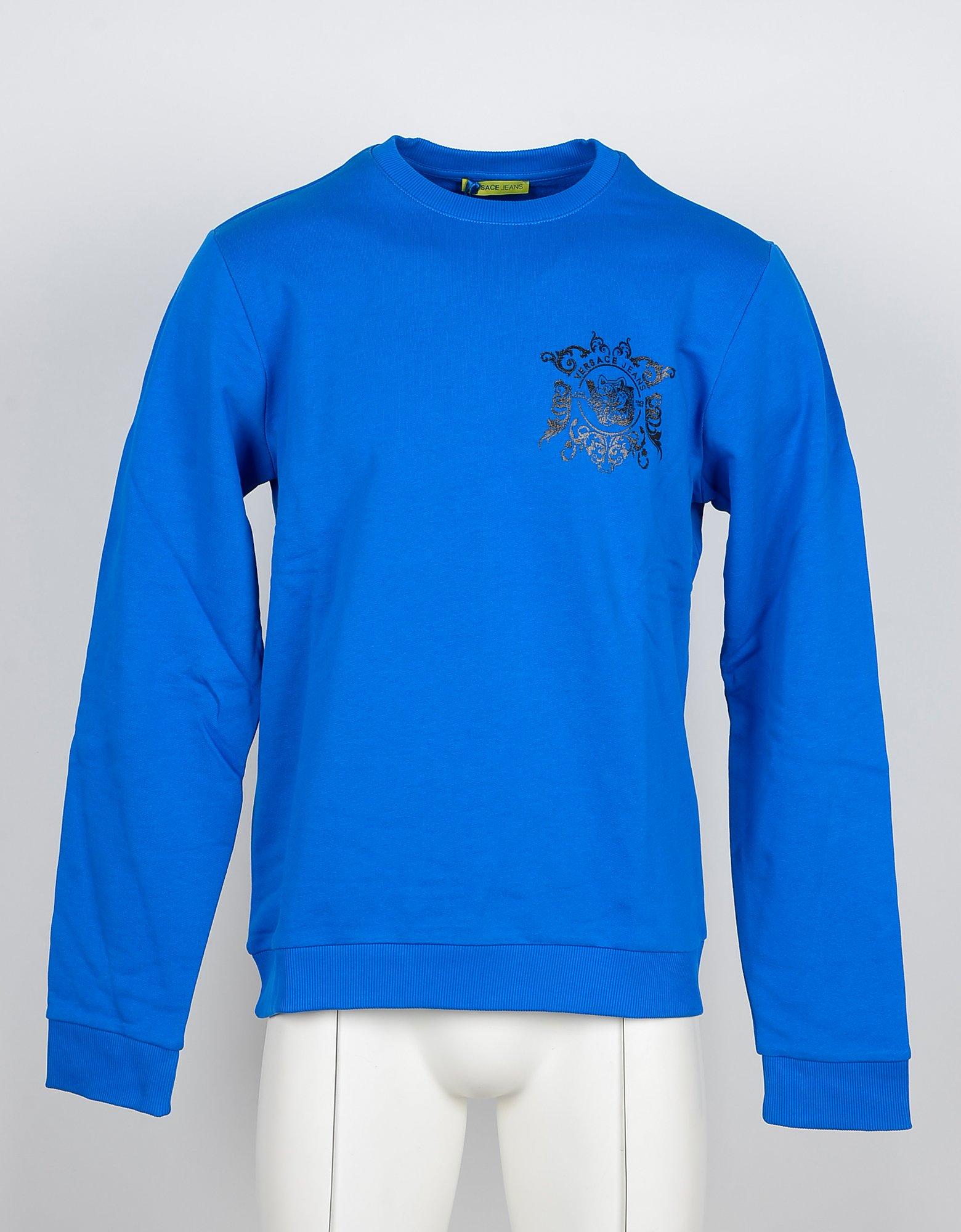 blue versace sweatshirt
