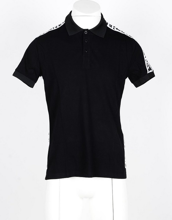 Men's Black Polo Shirt - Versace