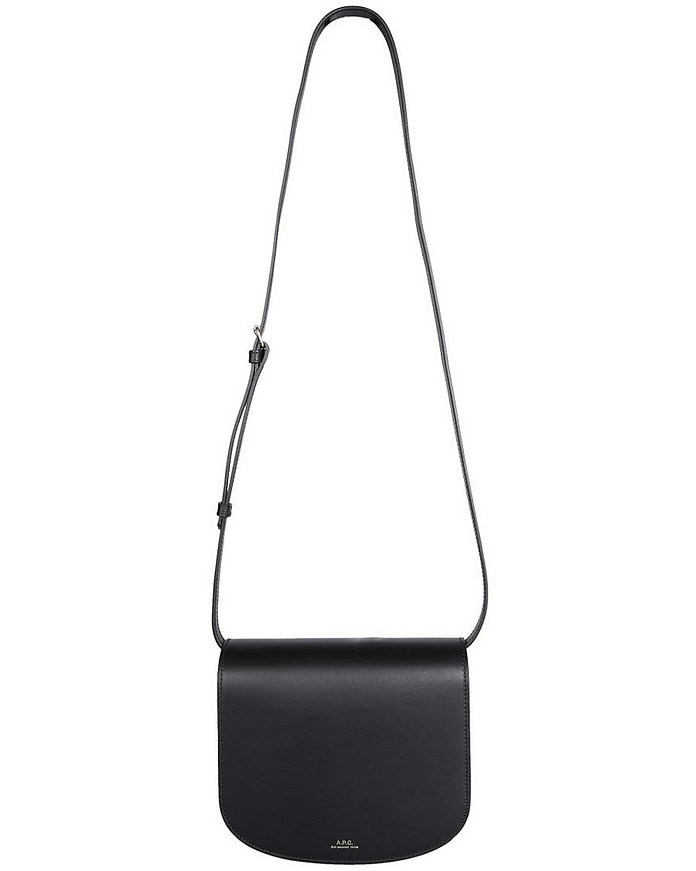 Black Leather Dina Shoulder Bag - A.P.C.