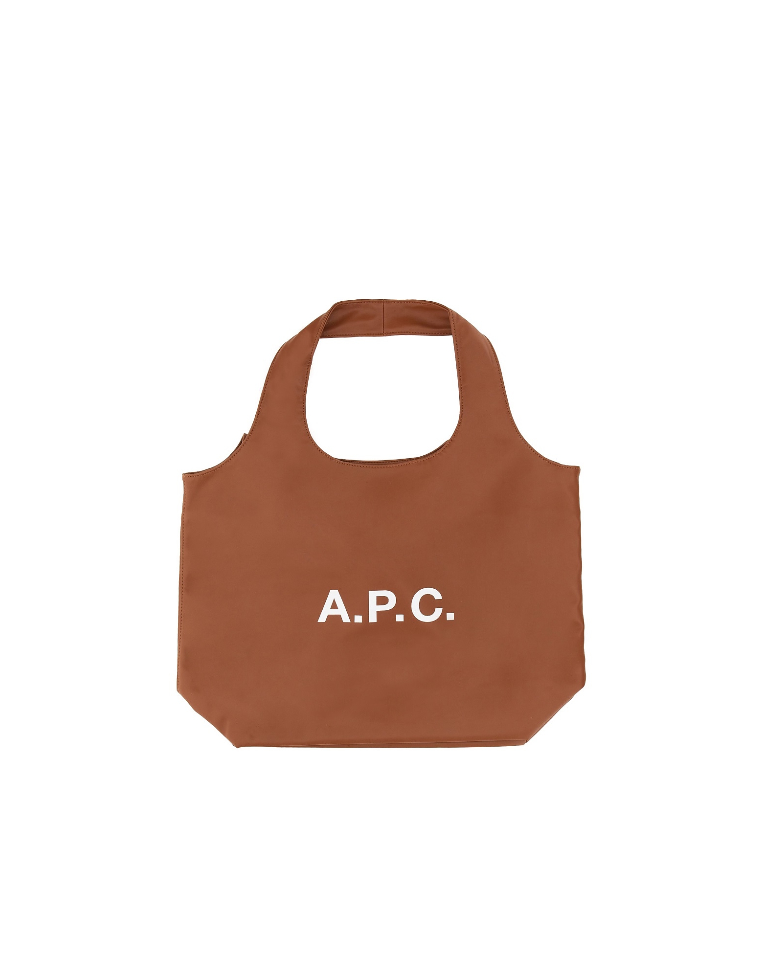 Apc A. P.c. Designer Handbags Ninon Tote Bag In Brown